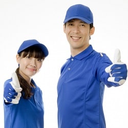 赤帽引越し作業員